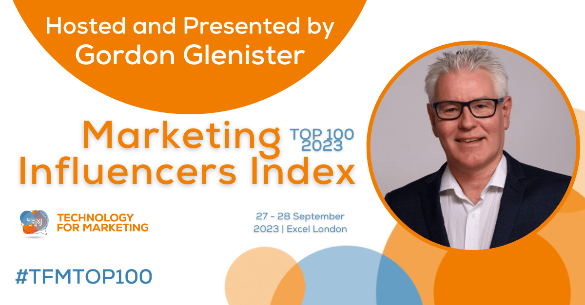 Gordon Glenister TOP 100 Marketing Influencers